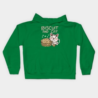 Biscuit and Cat Kids Hoodie